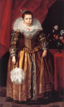 Cornelis De Vos : Portrait of a Girl at the Age of ten